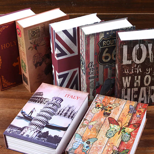 Book Safe with Combination Lock – Secret Hidden Dictionary Safe Box for Cash, Jewelry & Valuables