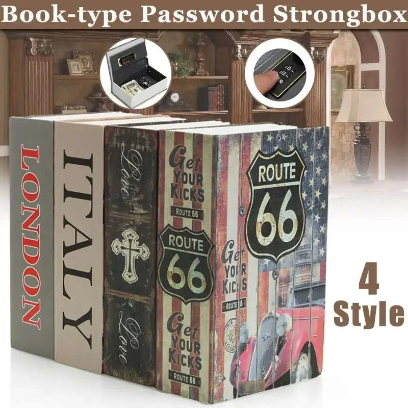 Book Safe with Combination Lock – Secret Hidden Dictionary Safe Box for Cash, Jewelry & Valuables