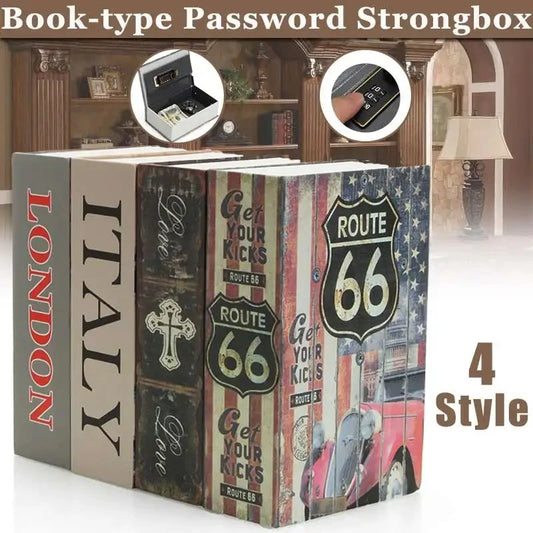 Book Safe with Combination Lock – Secret Hidden Dictionary Safe Box for Cash, Jewelry & Valuables