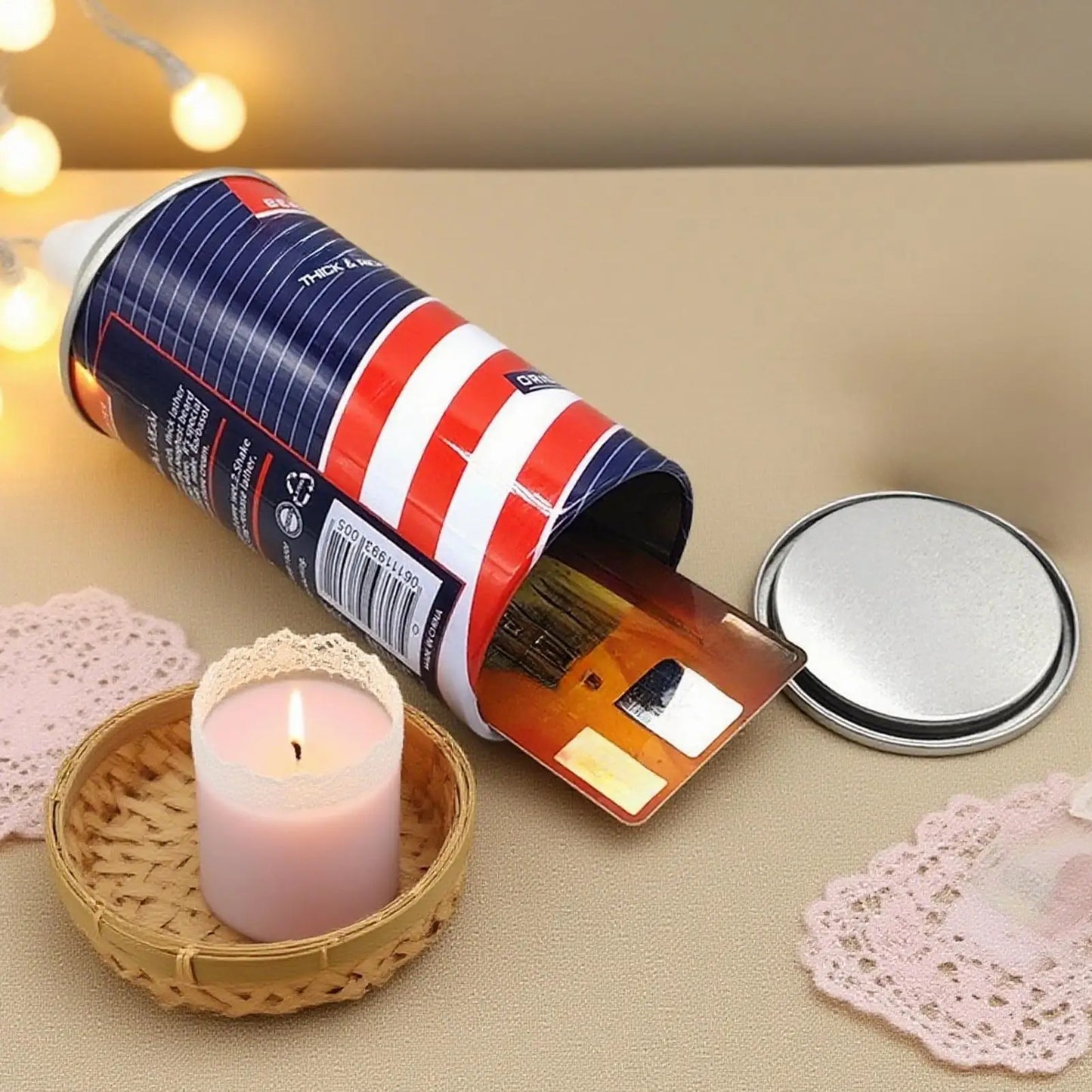 Portable Diversion Safe – Hidden Can Secret Storage for Cash, Keys & Jewelry (Travel & Home Security)