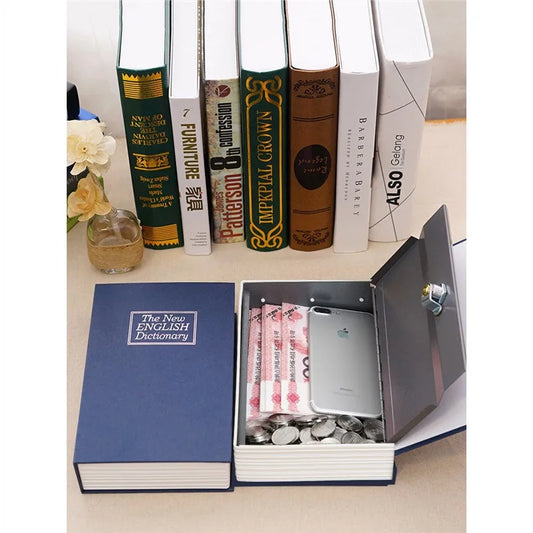 Book Safe with Combination Lock – Secret Hidden Dictionary Safe Box for Cash, Jewelry & Valuables