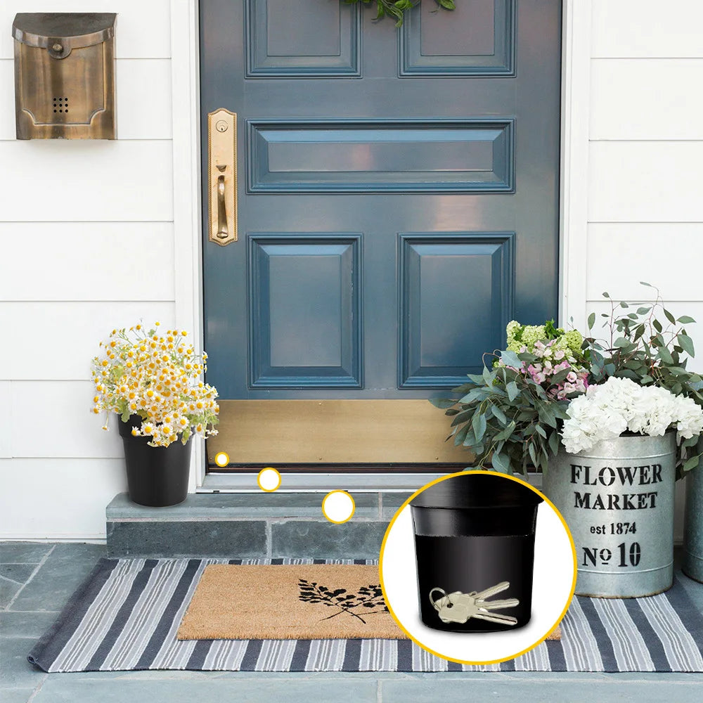 Hidden Flower Pot Safe – Secret Stash Box for Cash, Keys, Jewelry & Valuables – Discreet Home Security Container