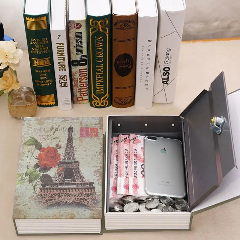 Book Safe with Combination Lock – Secret Hidden Dictionary Safe Box for Cash, Jewelry & Valuables