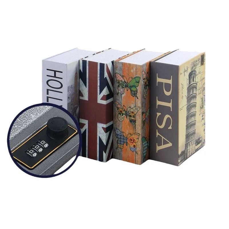 Book Safe with Combination Lock – Secret Hidden Dictionary Safe Box for Cash, Jewelry & Valuables