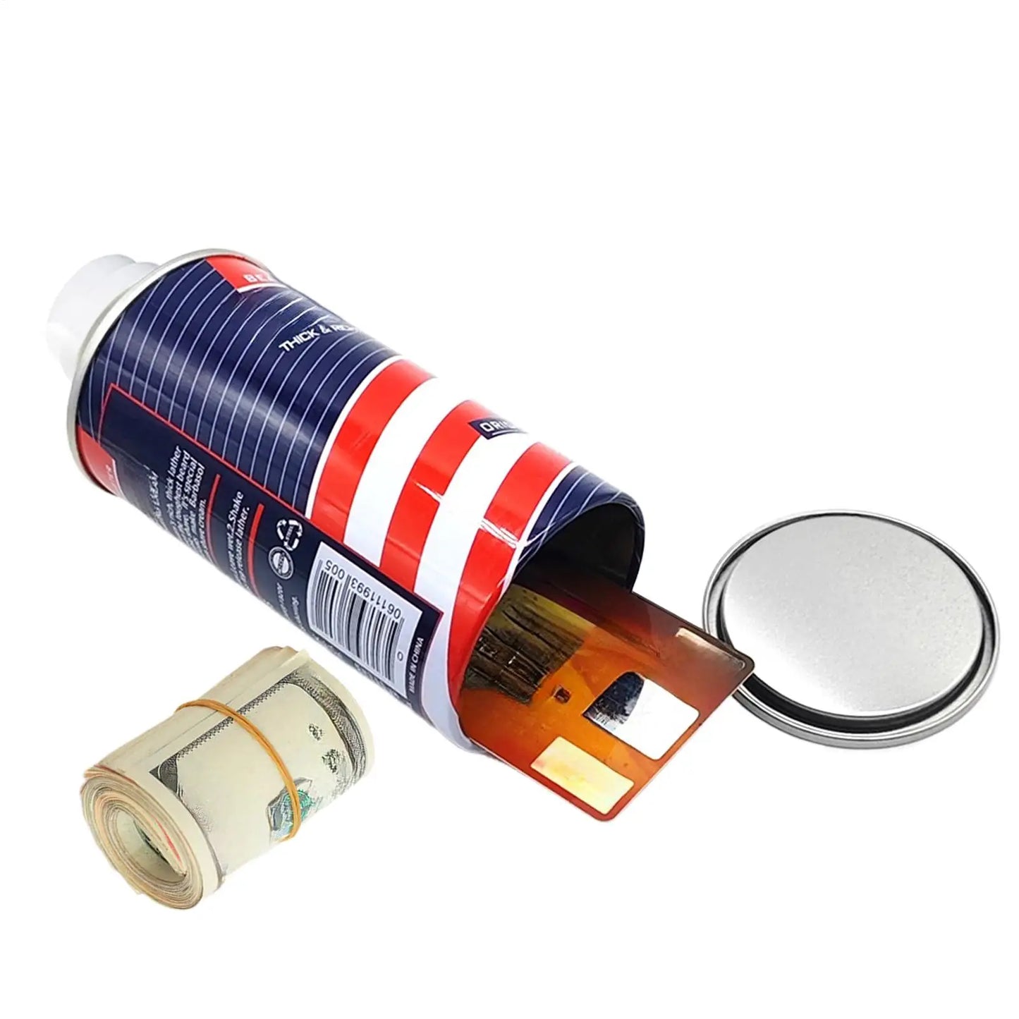 Portable Diversion Safe – Hidden Can Secret Storage for Cash, Keys & Jewelry (Travel & Home Security)