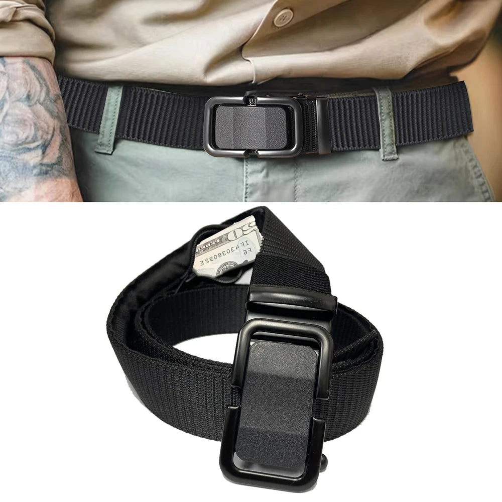Travel Security Money Belt – Hidden Waist Pouch for Cash, Keys & Documents