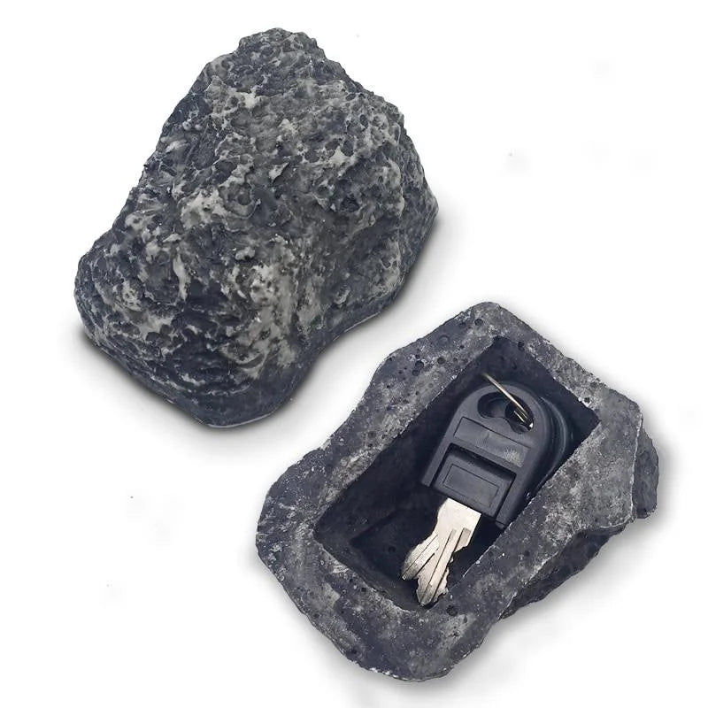 Realistic Rock Key Hider – Outdoor Garden Secret Safe for Spare Keys