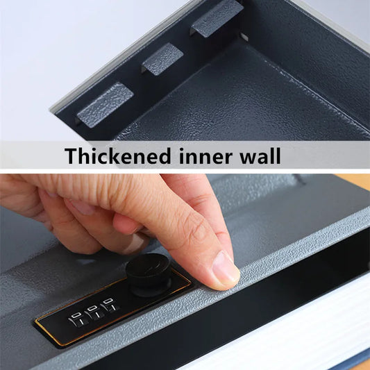 Book Safe with Combination Lock – Secret Hidden Dictionary Safe Box for Cash, Jewelry & Valuables