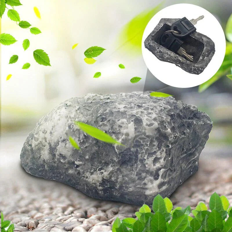 Realistic Rock Key Hider – Outdoor Garden Secret Safe for Spare Keys